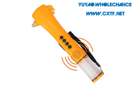 Rechargeable Multifunctional Acousto-optic Alarm Self Rescue Flashlight TL119CF siren sound alarm