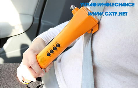 Rechargeable Multifunctional Acousto-optic Alarm Self Rescue Flashlight TL119CF cut safety seat belt