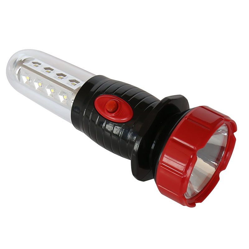 rechargeable LED Flashlight with end light 798