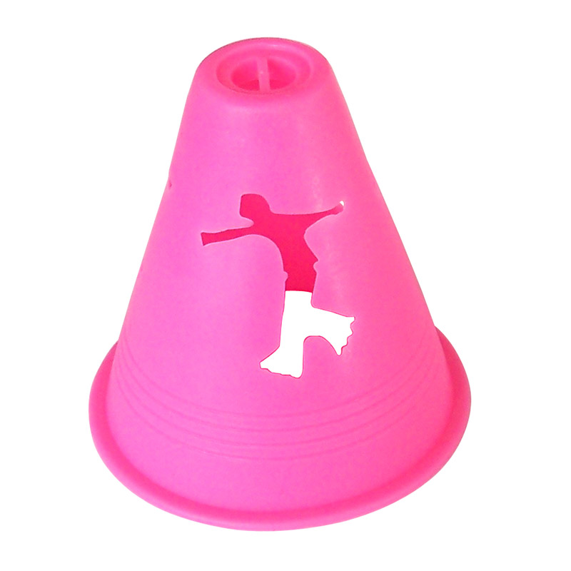 wind proof roller skating sports training marker cone with man figure TC005