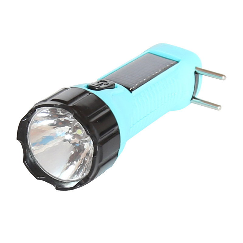 pocket size solar rechargeable led flashlight 8817B