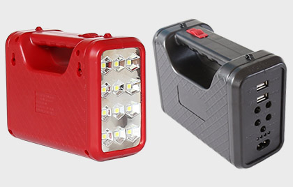LED Solar Rechargeable System Light